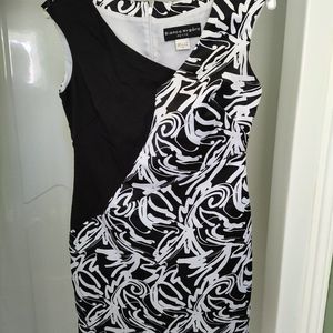 Bianca Nygard top / skirt. Black and White, size 4 petite